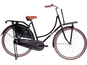 Spirit Omafiets 28 inch: Mat Zwart